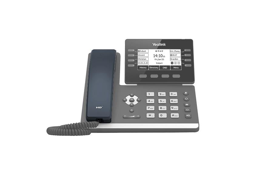 Yealink Combiné de remplacement pour SIP-T53 / T53W / T54 / T54W Noir