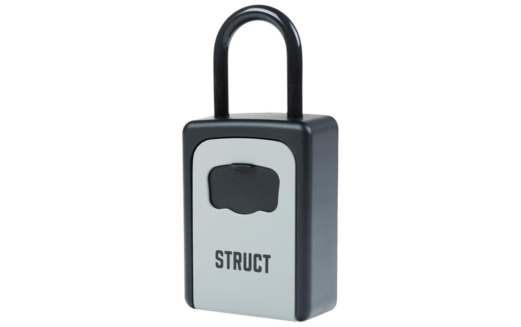 STRUCT Coffre-fort à clé avec serrure à combinaison et arceau