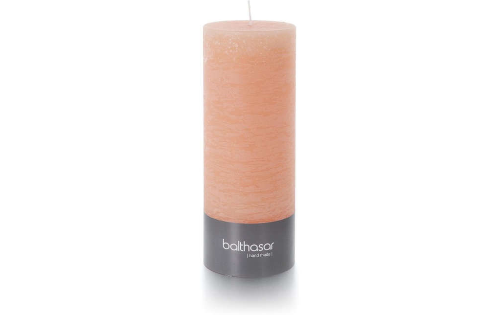 balthasar Bougie cylindrique Rustico 18 x 7 cm, abricot