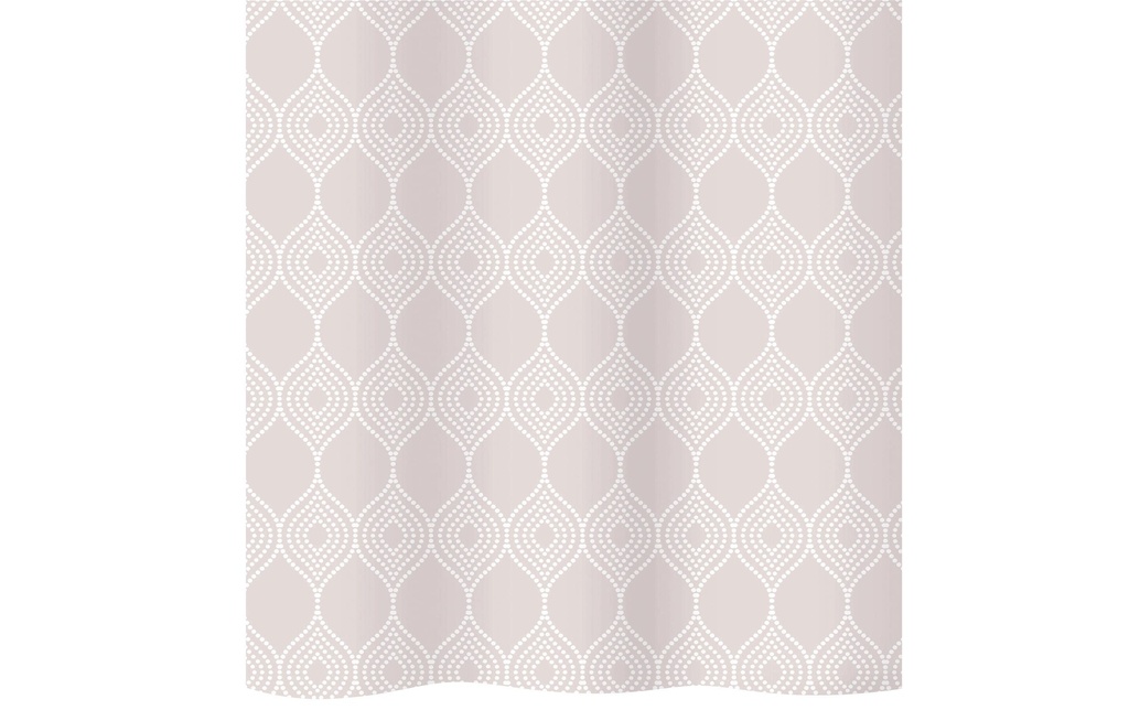 diaqua® Rideau de douche Casablanca 120 x 200 cm, Blanc