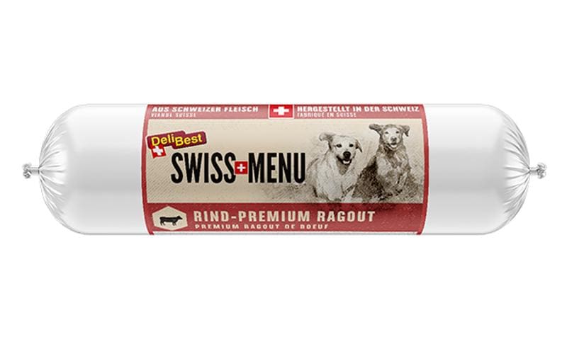 DeliBest Alimentation humide MENU SUISSE Boeuf PremiumRagout, 400 g