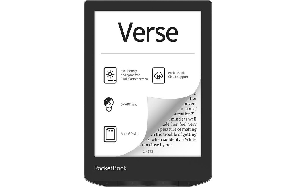 PocketBook Lecteur E-Book Verse Mist Grey