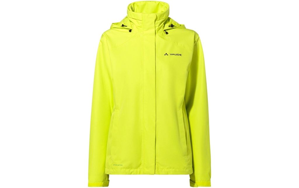 VAUDE Femmes Veste de pluie Où Escape Bike Light Vert clair, Taille 34