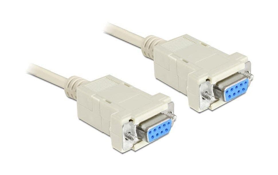 Delock Câble de raccordement RS-232 - RS-232 DB9 (f-f) Modem nul 3 m