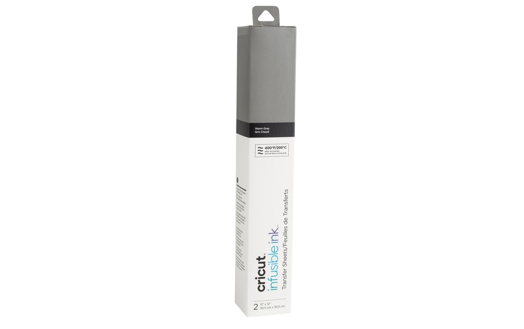 Cricut Film thermocollant Infusible Ink, 30.5 x 30.5 cm, 2 pièces