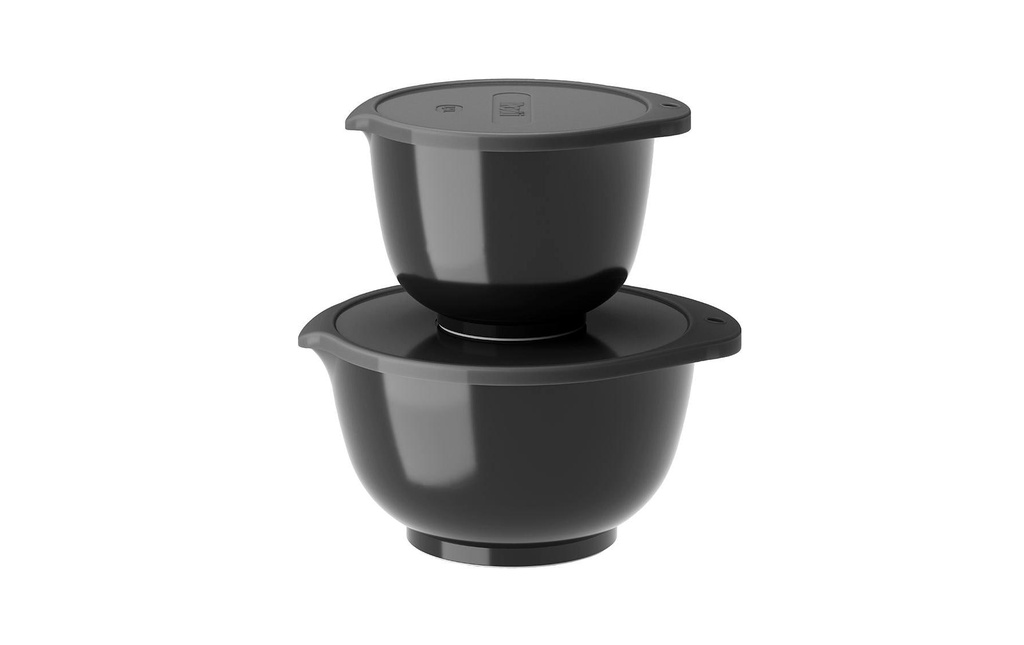 Rosti Kits de bol mélangeur Set New Margrethe 1.5 l/3 l, Noir