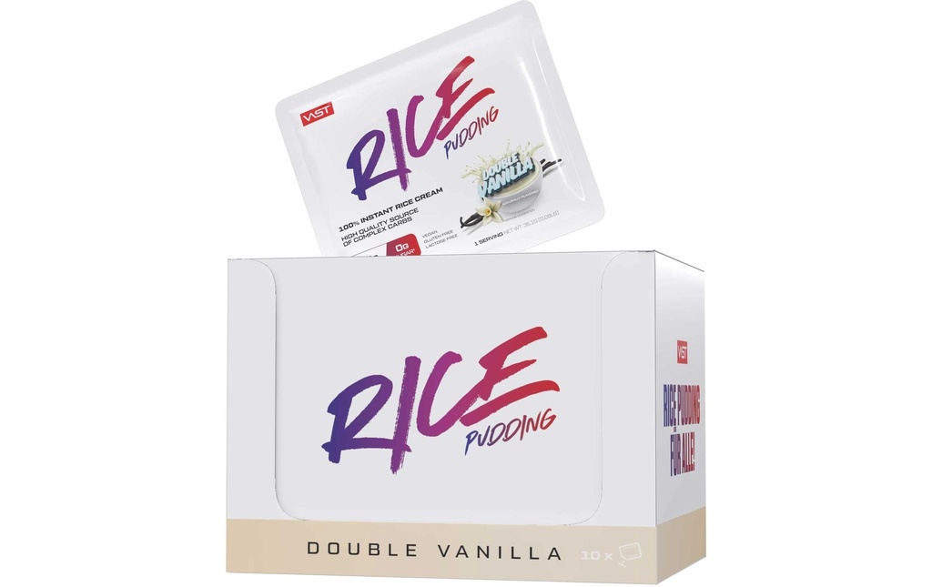 VAST Boîte de pudding de riz instantané 10x 36.1g Double Vanilla
