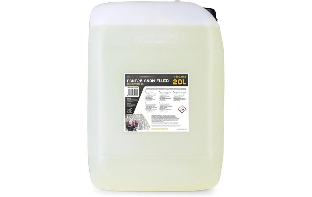 BeamZ Liquide à neige FSNF20 Concentré 20 l