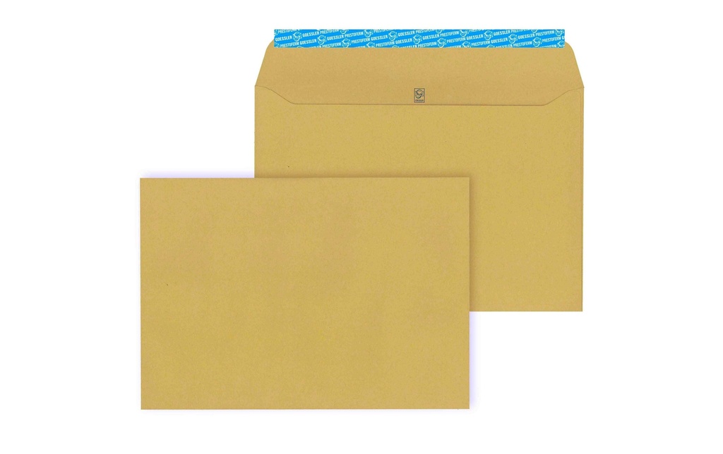 Goessler Enveloppe B4 Marron, 250 pièces