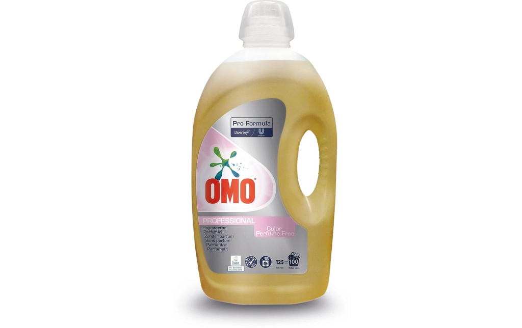 Diversey Pro Formula Détergent liquide Omo Color Perfume free 5 l
