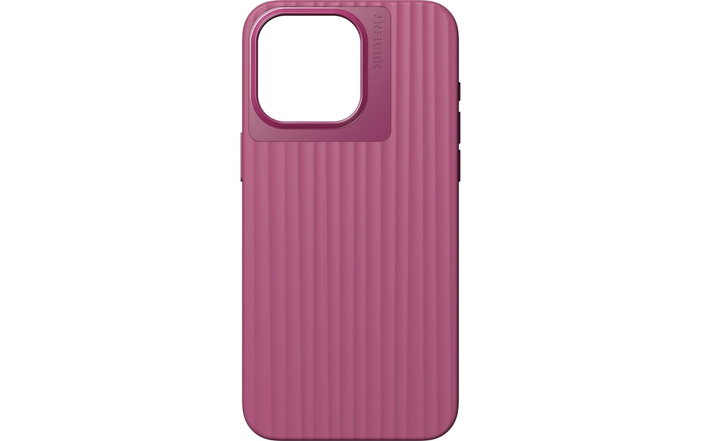 Nudient Coque arrière Bold Case iPhone 15 Pro Max Deep Pink