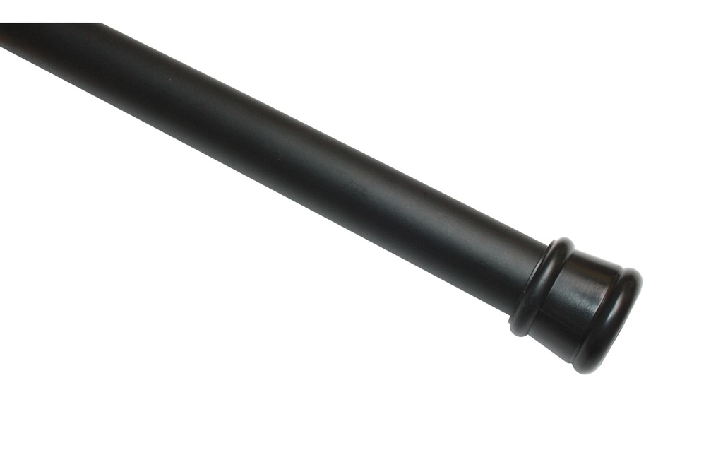 Gardinia Barre de tension 90 - 140 cm, noir