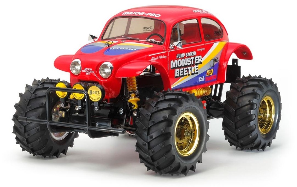 Tamiya Monster Truck Monster Beetle, RWD, Kit de construction avec ESC, 1:10