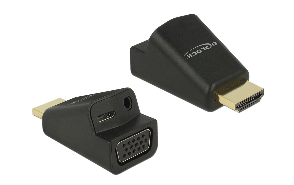 Delock Convertisseur HDMI - VGA avec audio