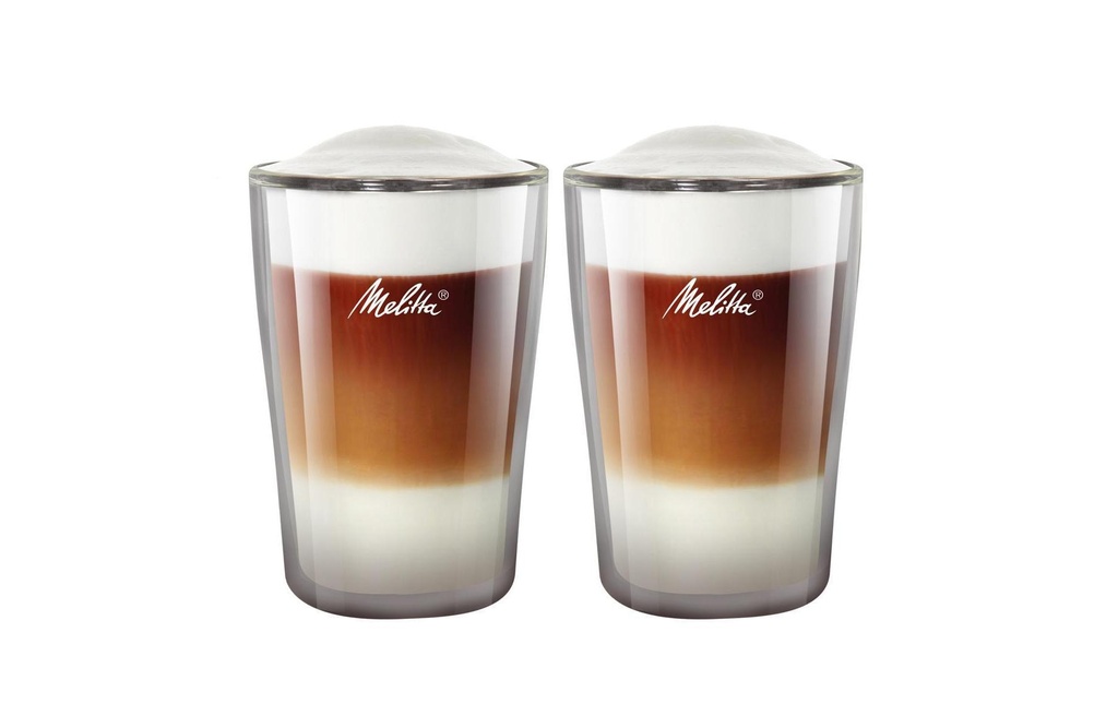 Melitta Verre à latte macchiato 300 ml, 2 Pièce/s, Transparent