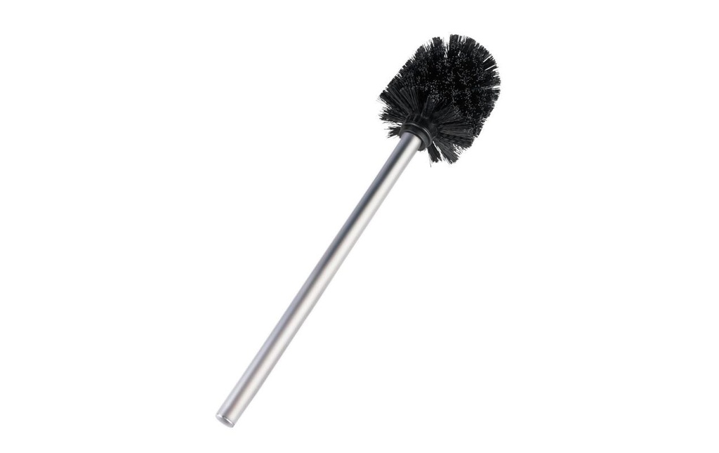 Wenko Brosse WC Mat Ø 8 x 35 cm Noir mat