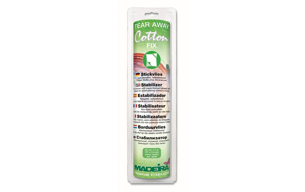Madeira Non-tissé à broder Tear Aways Cotton Fix 1 Pièce/s