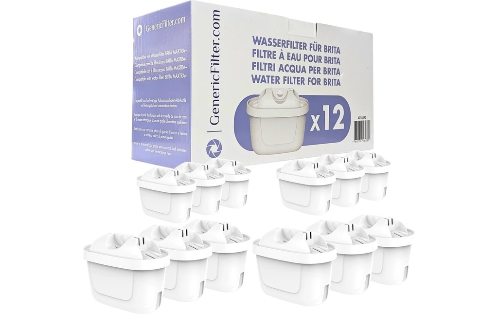 GenericFilter Cartouches filtrantes pour Brita Maxtra 12 pièces