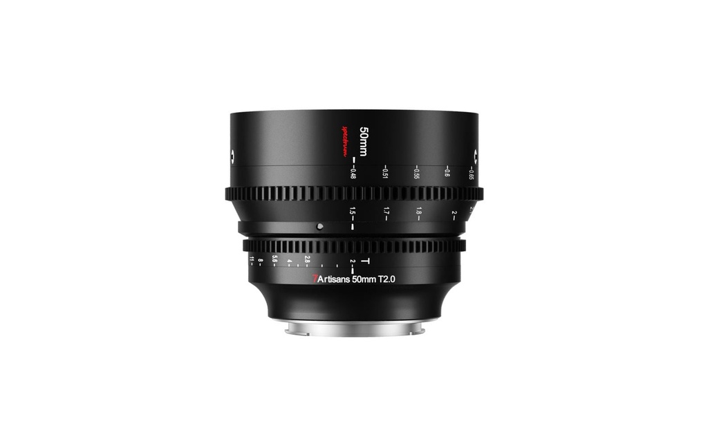 7Artisans Longueur focale fixe 50mm T2.0 – Canon RF