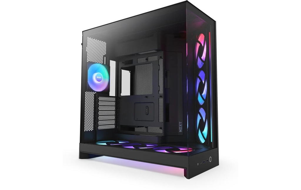 NZXT Boîtier d’ordinateur H9 Flow RGB+ Noir