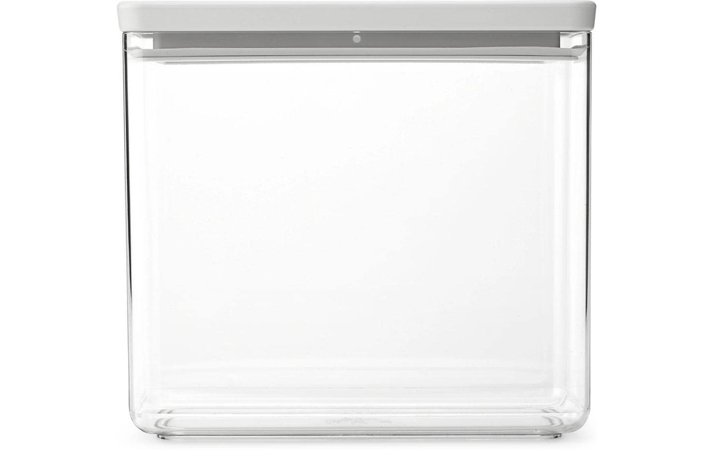Brabantia Boîte à provisions Tasty+ 3.5 l, Transparent/Gris/Gris clair