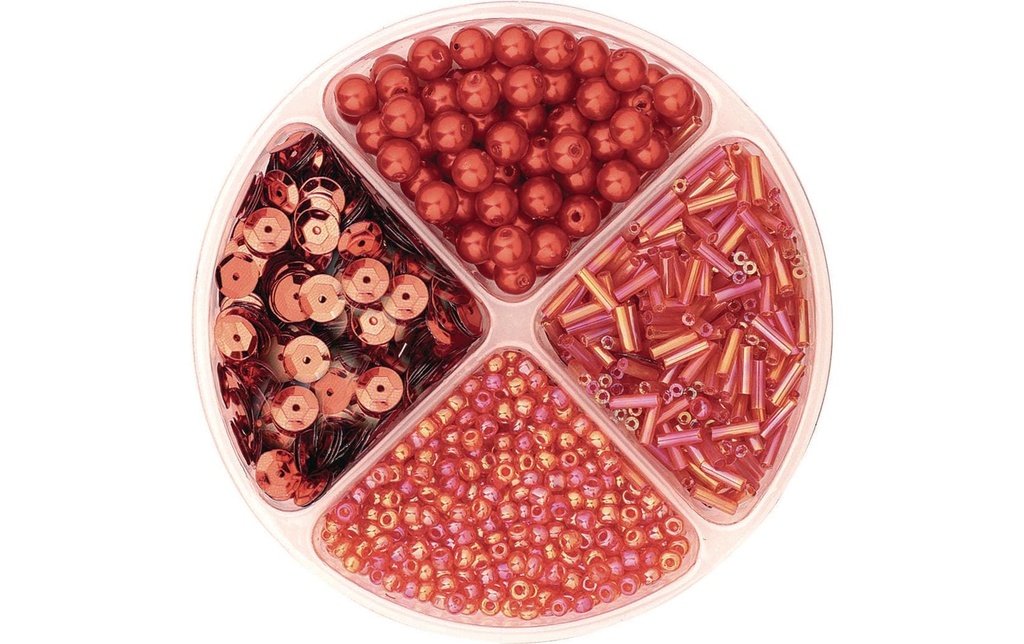 Knorr Prandell Perles en plastique 30 g Rouge