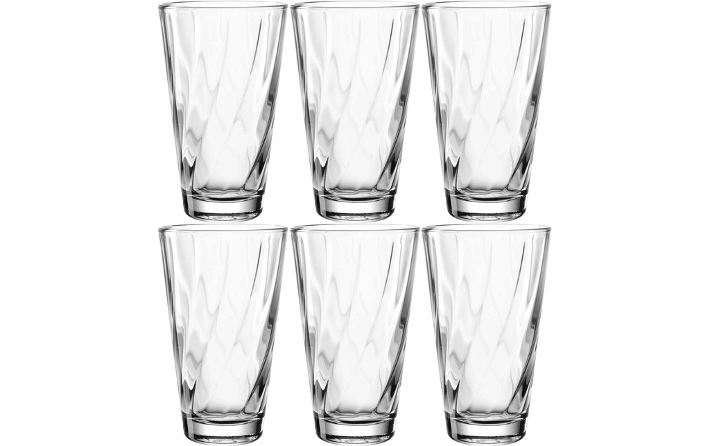 LEONARDO Verre Twist 300 ml, 6 Pièce/s, Transparent