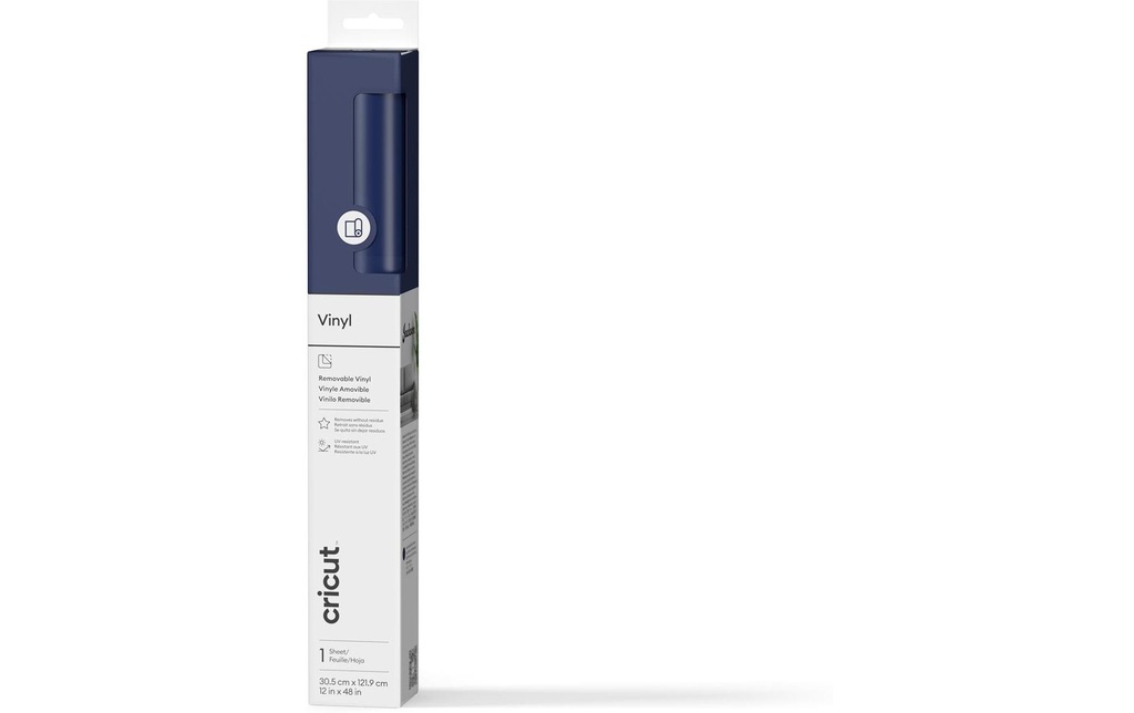 Cricut Film de vinyle repositionnable 30.5 x 122 cm, 1 Pièce/s, Bleu marine