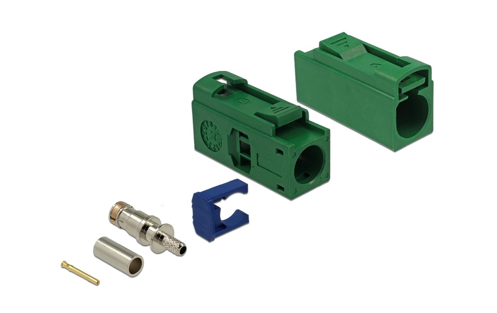 Delock Adaptateur d’antenne à sertir, FAKRA E Douille (f) - Ouvert Ouvert