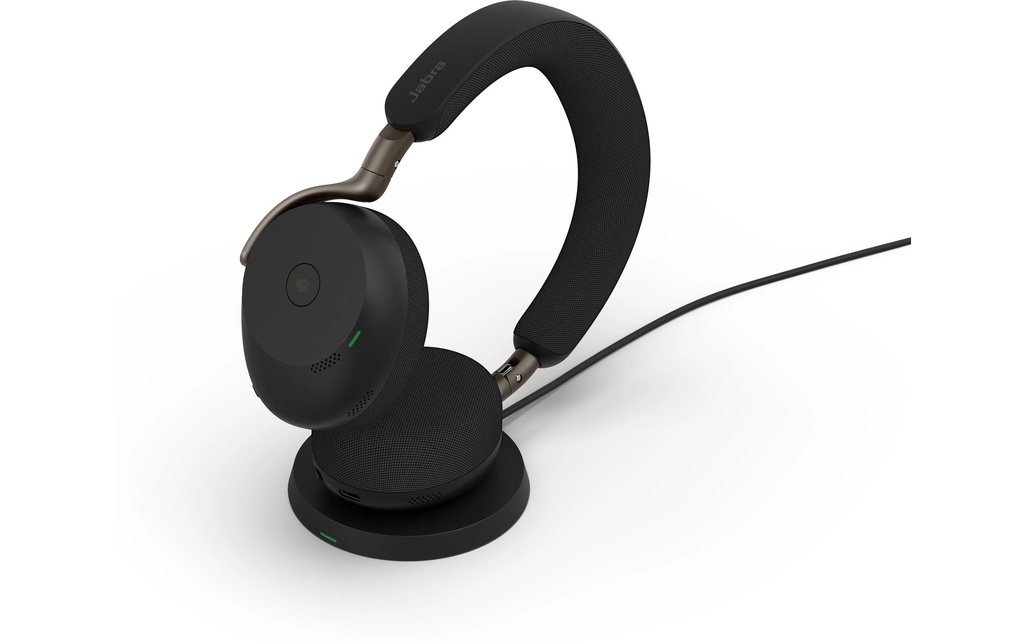 Jabra Casque avec micro Evolve3 75 MS WLC Bluetooth, USB-C, noir