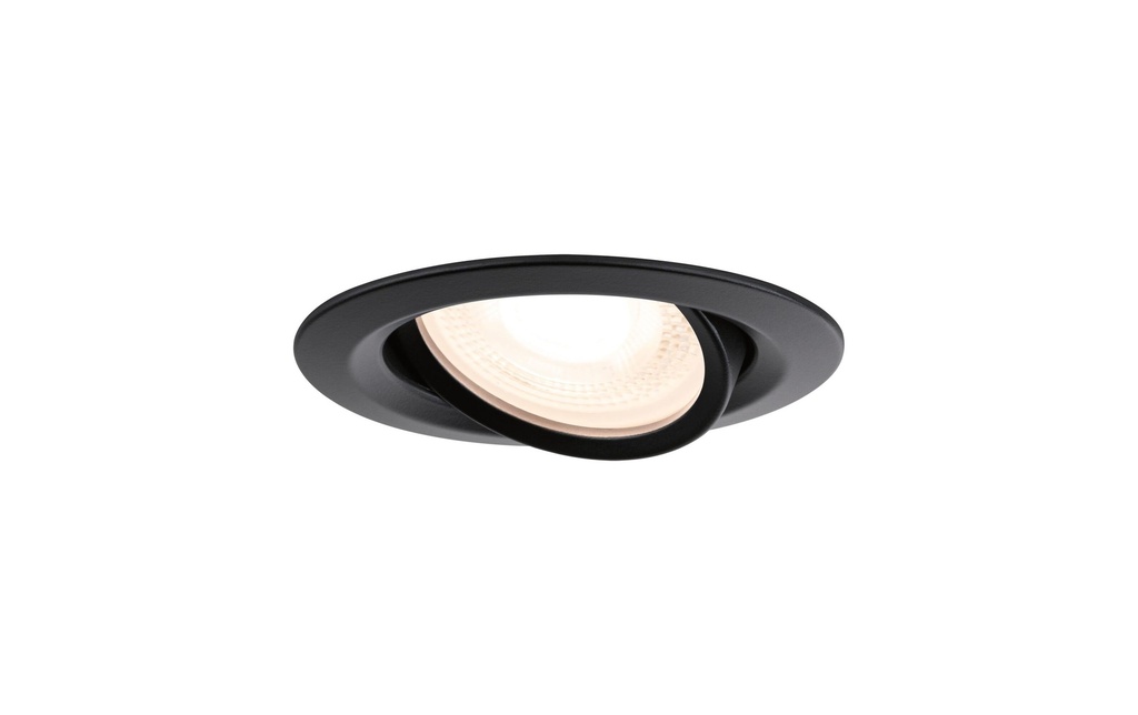 Paulmann Luminaire encastré Nova Plus orientable Noir