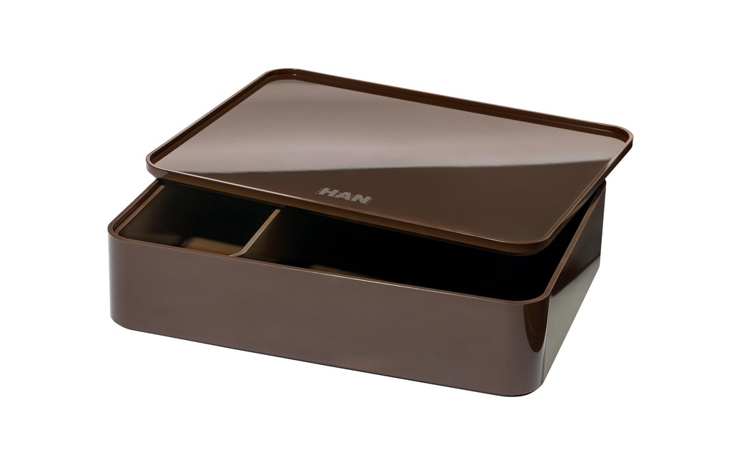HAN Boîte à tiroirs Brun