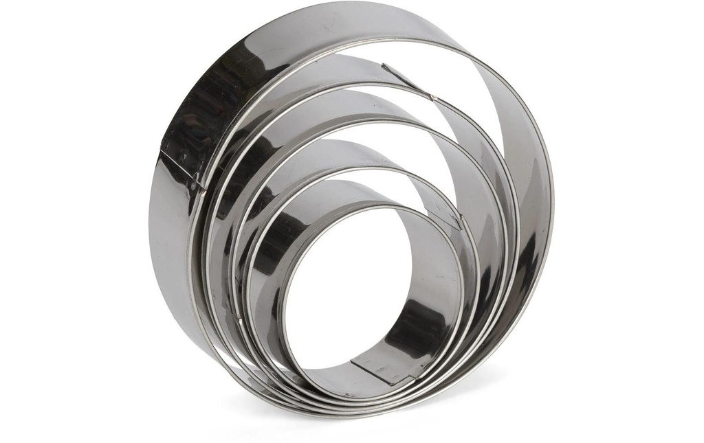 Patisse Emporte-pièce pour biscuits Cercles, 5 pièces