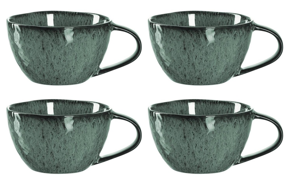 LEONARDO Tasse à café Matera 290 ml, 4 Pièce/s, Vert