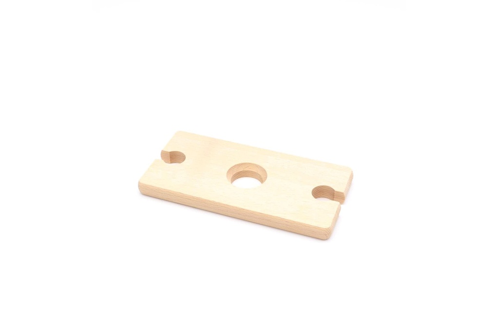 HobbyFun Article en bois Porte-verres à vin 20 x 10 x 1,5 cm, 1 Pièce/s