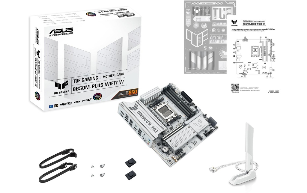 ASUS Carte mère TUF GAMING B850M-PLUS WIFI7 W