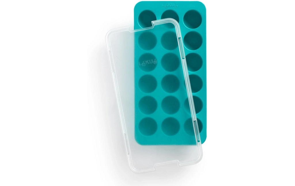Lékué Moule à glaçon Boules Turquoise
