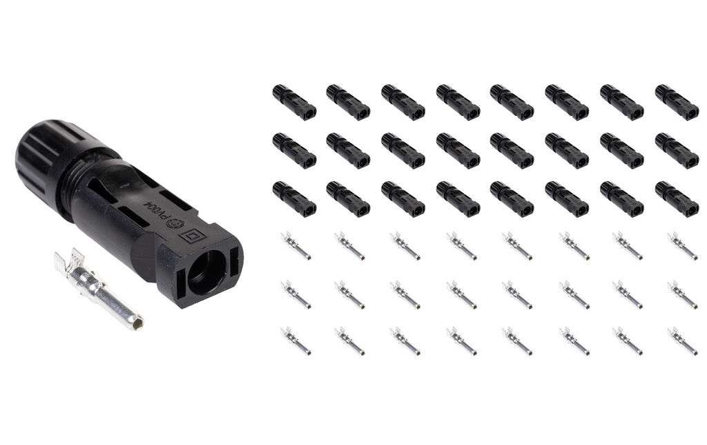 FURBER.power Connecteur solaire femelle FC4, 1 paquet de 25 pièces