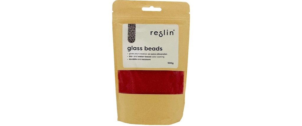 Reslin Perles de verre 500 g Rouge