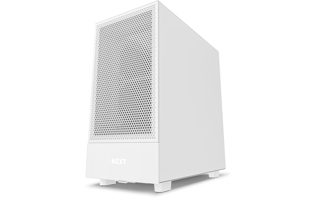NZXT Boîtier d’ordinateur H5 Flow Blanc mat