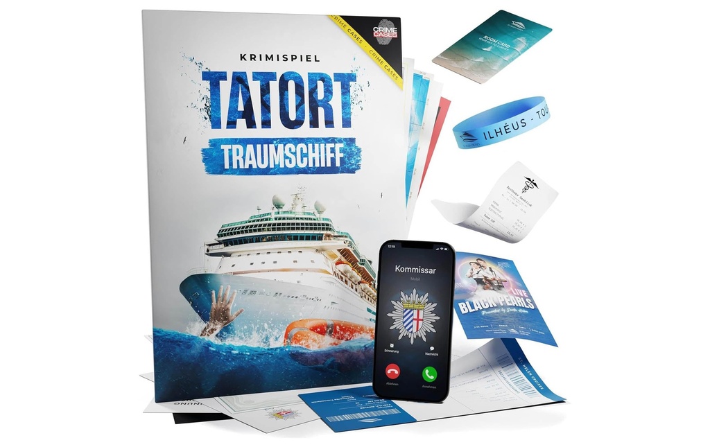 Crime Cases Party game Tatort Traumschiff-DE-