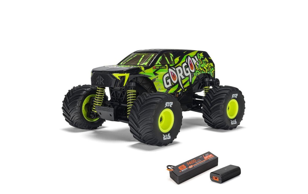 Arrma Monster Truck Gorgon Grom Brushed 4x4 RTR 1:16 Jaune