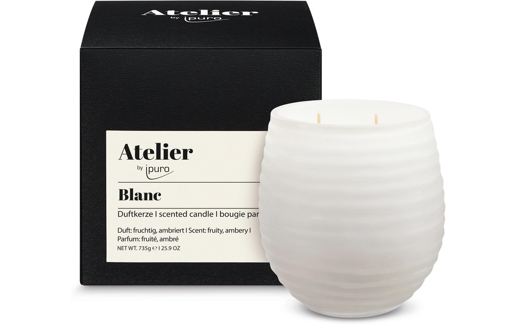 ipuro Bougie parfumée Blanc 735 g
