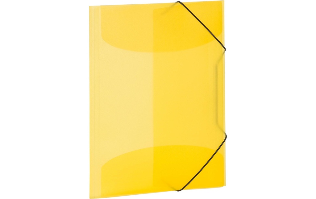 HERMA Chemise à rabats A4 PP translucide Jaune