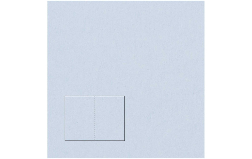 Rico Design Paper Poetry Essentials Carte à volet A5, bleu clair