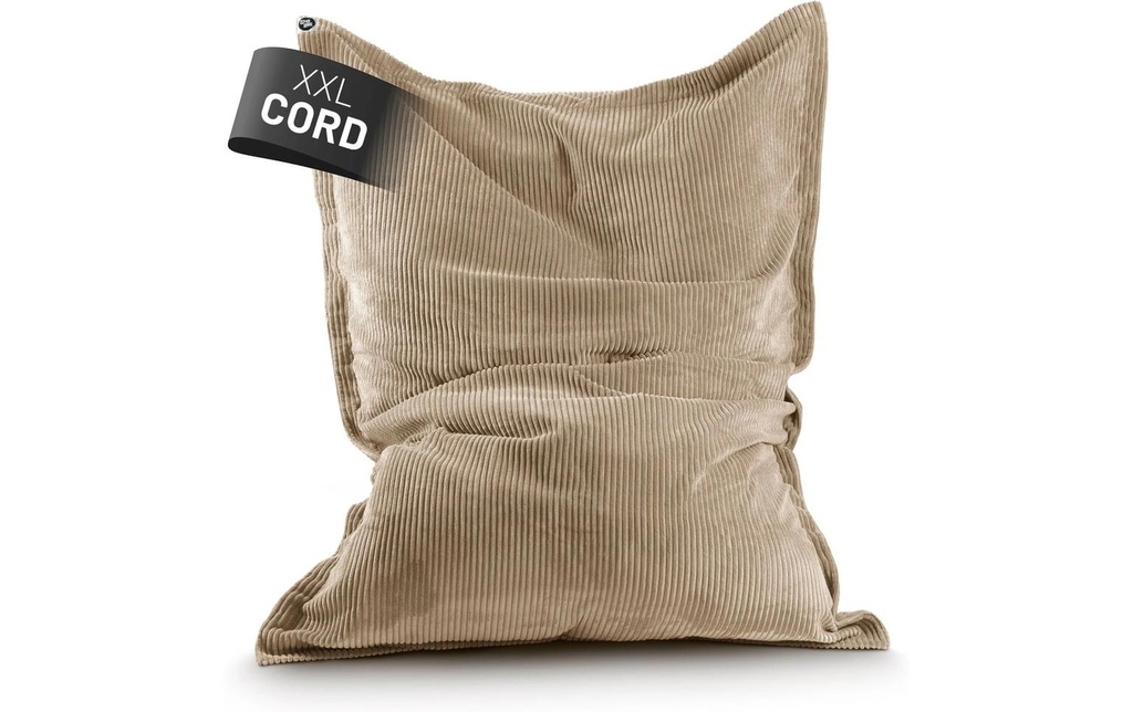 Lumaland sac pour s'asseoir Cordon Beige, 380 l