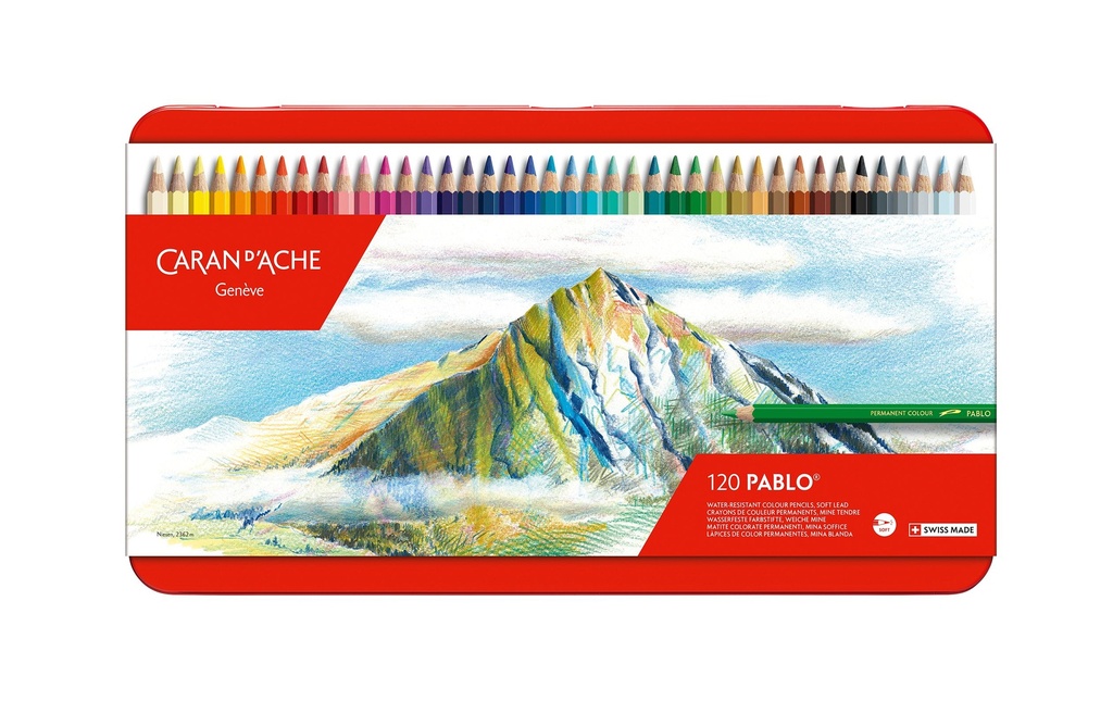CARAN D'ACHE Crayons coul. Pablo 120pces (120 pces)