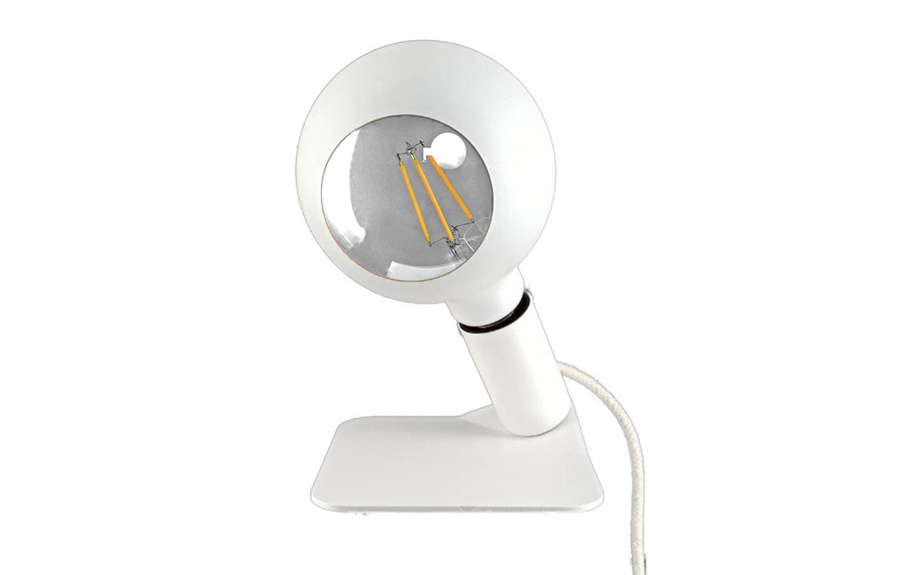 Filotto Lampe de bureau Iride Camo, 2700 K, 7 W, blanc