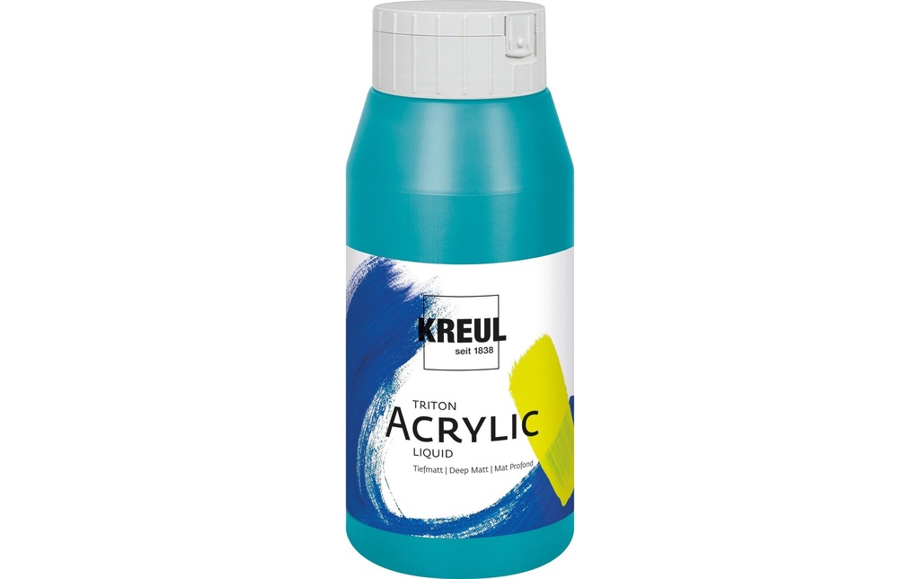 Kreul Peinture acrylique Triton Acrylic Liquid bleu turquoise 750 ml