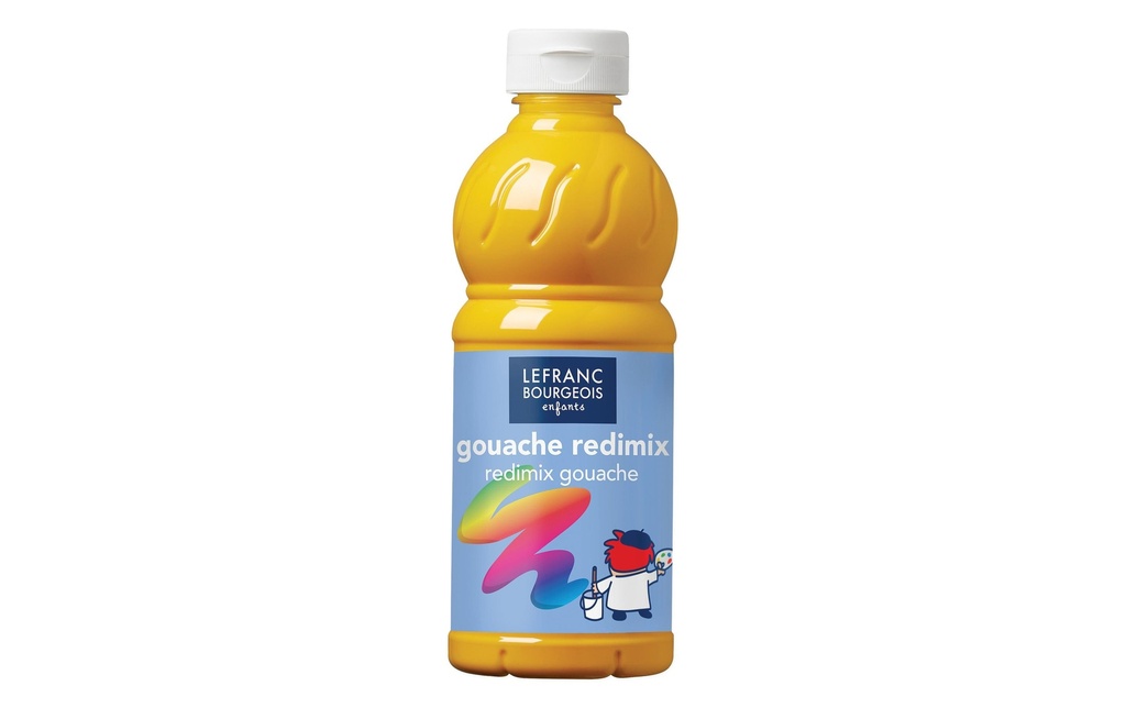 LEFRANC Peintures tempera Redimix 500 ml, jaune d'or